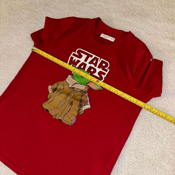 Abercrombie Kids Red Baby Yoda Star Wars Graphic Tee Size 15/16 NWOT - Picture 8 of 10